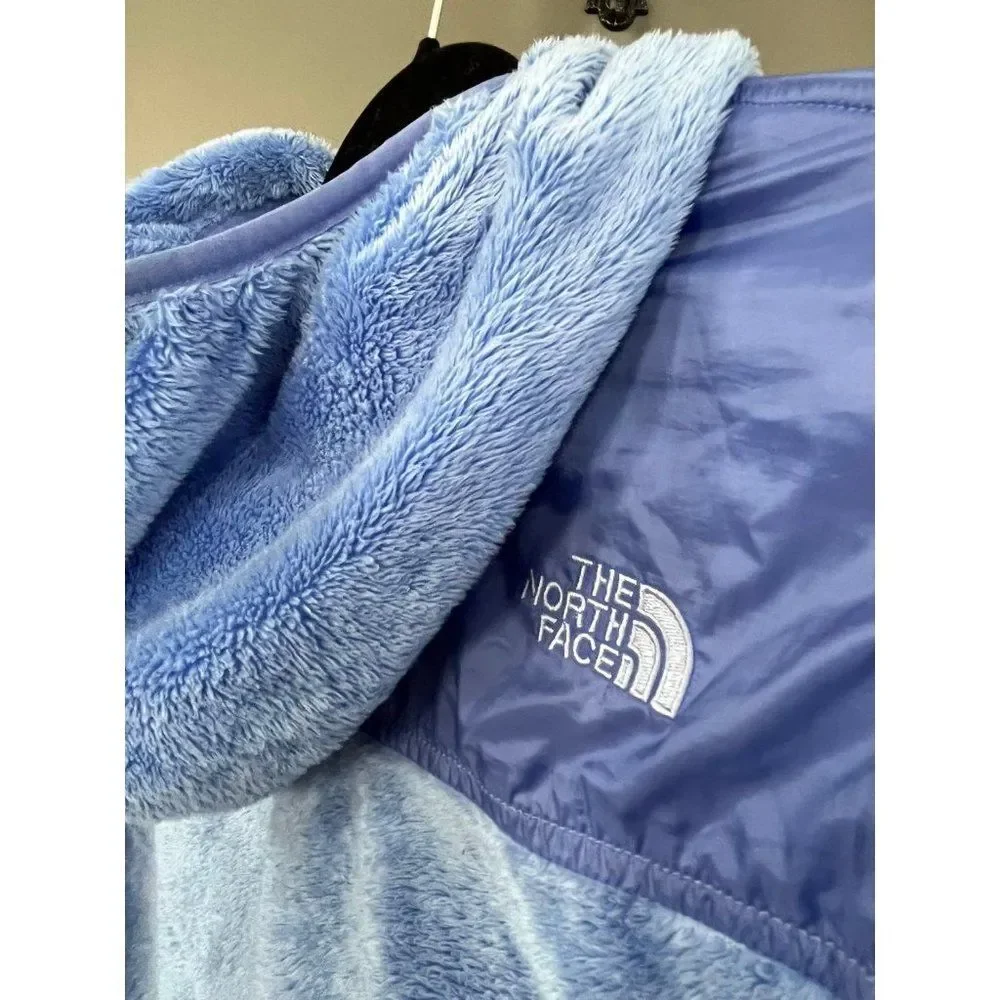 girls boys north face jacket coat fleece xl 12 14 blue